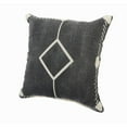 thumbnail image 4 of Ox Bay Diamond Square Throw Pillow, 20 in., Black, Counter per Pack 1, 4 of 8
