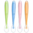 thumbnail image 3 of Baby Spoon Made Of Silicone, Baby Spoon 4-piece Spoon, Silicone Spoon, 3 of 4