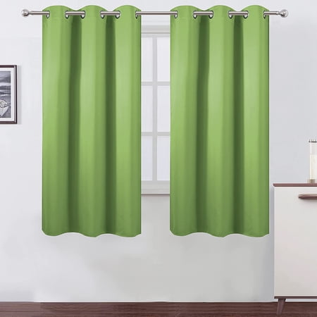 Blackout Curtains 52 x 84 inch/Black Curtains Set of 2 Panels/Thermal ...