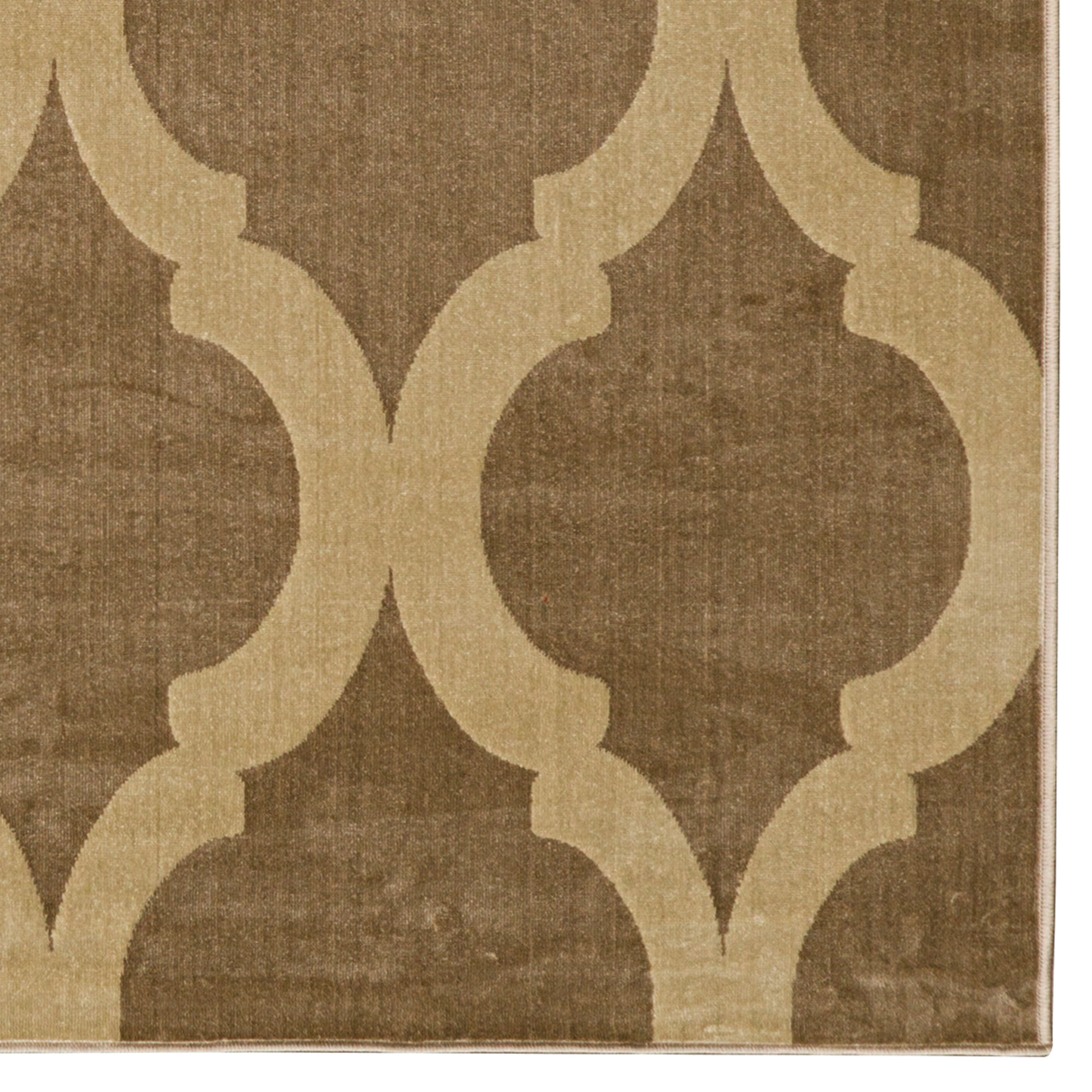 Vintage Prospect Beige Area Rug 8 x 10 Microfiber Polyester Distressed Design