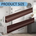 thumbnail image 3 of Door Draft Stopper, Door Sweep for Bottom of Door, Weather Stripping Door Seal Gap Filler Bottom Blocker Soundproof Cold Air Insulation Save Energy Installs Quickly (Grey, 1.1*39in), 3 of 9