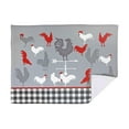 thumbnail image 1 of Microfibre Drying Mat (Farmhouse Rooster) - Set of 2, 1 of 1