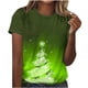 thumbnail image 1 of Camisetas Casuales de las Mujeres Suéter de Manga Corta Impreso Cuello Redondo, Poliéster Ligero para Todas las Estaciones Diario Y Confort de Uso, 1 of 4