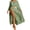 Green, variant on Staron Women's Swimsuit Cover Up Beach Dress Two Piece Set V Neck Short Sleeve Slit Casual Vacation Loose Fit Sunscreen Cover-up Dress, White XL