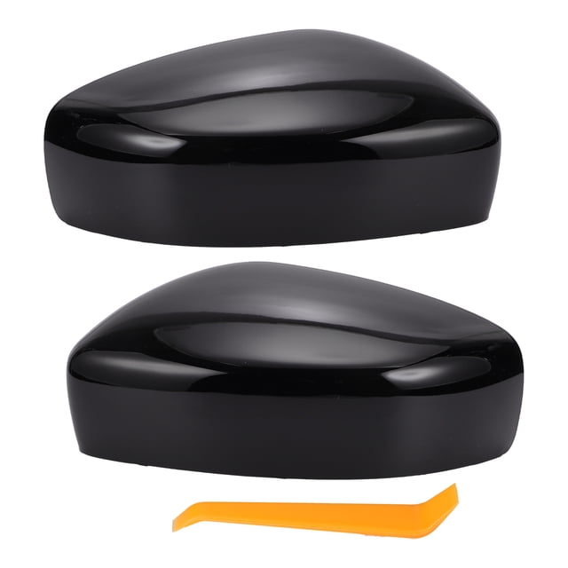 Cubierta de espejo retrovisor izquierdo y derecho para automóvil Unique Bargains, reemplazo para Infiniti G37 G25 Q60 Q40, 1 juego, negro brillante