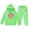 Green, variant on Kids Girls 2 Piece Outfits Child Toddler Boys Long Sleeve Solid Warm Hoodie Pullover Tops Pants Sweat Suit Fall Tracksuit 2-3 Years