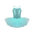 thumbnail image 1 of Alvivi Girls Sequined Camisole Ballet Tutu Dress Skirted Leotard Ballerina Glittering Dance wear Costumes, 1 of 7