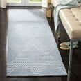 thumbnail image 2 of SAFAVIEH Marbella Aylen Geometric Area Rug, Dark Blue/Ivory, 4' x 6', 2 of 6