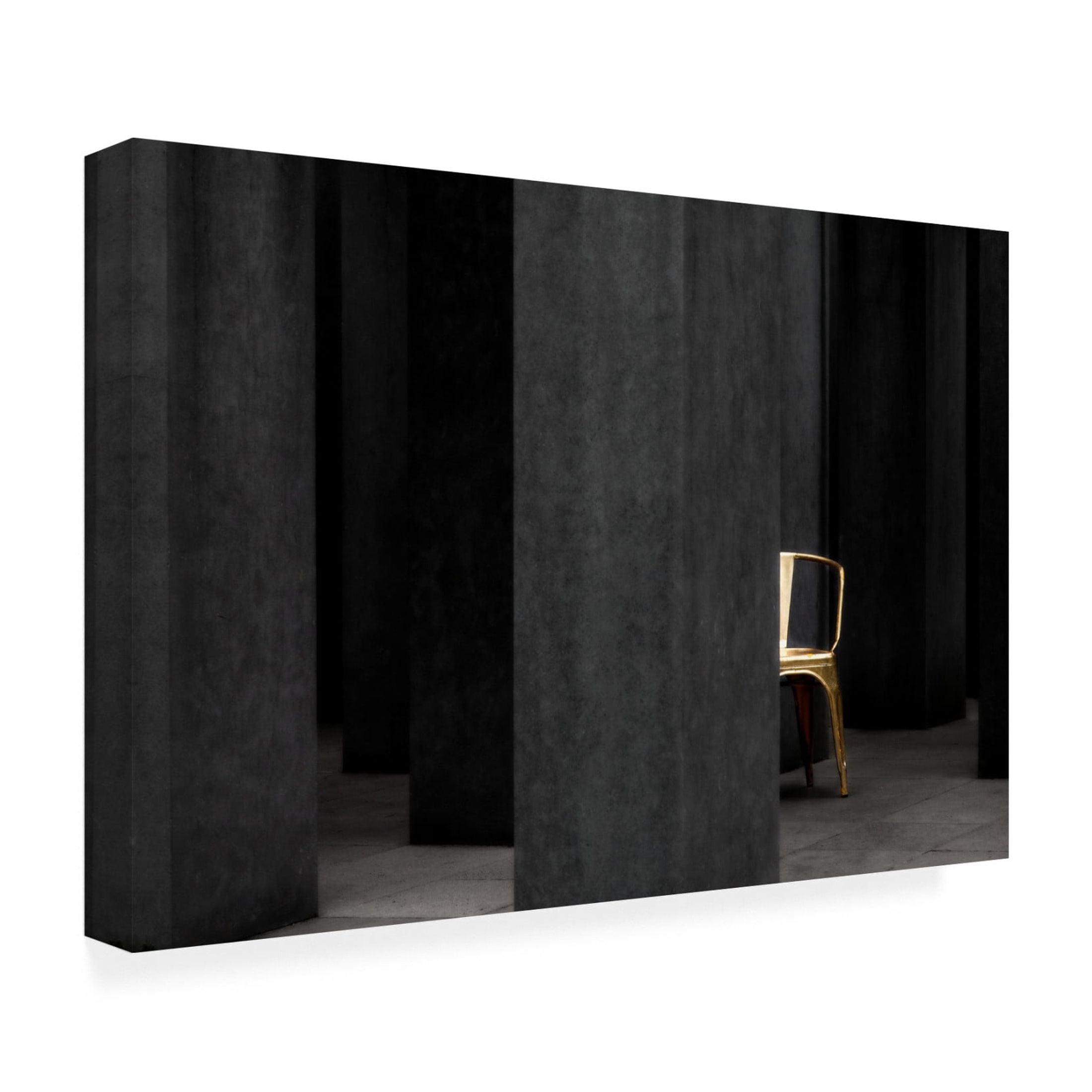Canvas Wall Art - Marc Apers 'Silence Is Golden' Wall Art for Living Room, Bedroom, or Office Décor by Trademark Fine Art - 47 x 30 Inches