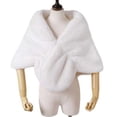 thumbnail image 1 of Women's Winter Solid Color Short Imitation Cape Shawl, 1 of 5