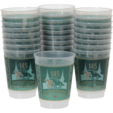 Kentucky Derby 145 25-Pack 10oz. Frosted Cups - No