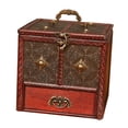 thumbnail image 2 of Caja de Almacenamiento de Madera, Caja Organizadora Antiguas de Estilo Chino Retro, Caja de Baratija, Caja de Almacenamiento para Mu , moneda Baoblaze caja de almacenamiento de joyas, 2 of 8