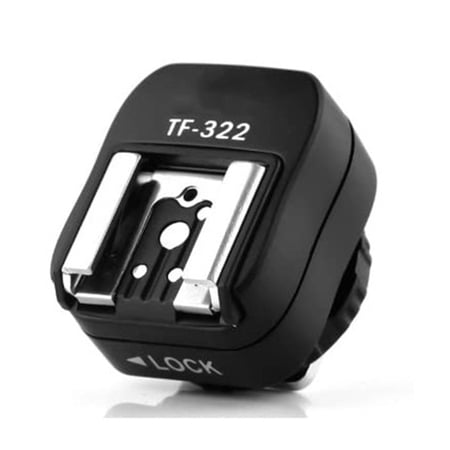 ROCKROK TF322 Flashing Hot Shoe Sync Adapter with PC Sync Port Dedicated for SB-900