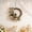 B, variant on Large Artificial Rattan Wreath, Home Door Hanging Decor, Festival Wreath, Wall Ornament, Indoor Outdoor Floral Circle, Simulated Fabric Garland