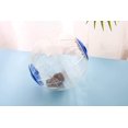 thumbnail image 4 of nipocaio Ballon d'Exercice pour Hamster, 6 Pouces, Mini Ballon de Course Silencieux pour Activité de Gym, Roue de Jogging pour Hamster Gerbille Rats (Bleu), 4 of 4