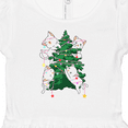 thumbnail image 4 of Inktastic Kawaii Cats Christmas Tree Girls Baby Dress, 4 of 5