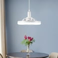 thumbnail image 2 of Fan Canopy Lamp 30W Ceiling Fan with Light AC 85V-265V Wide Voltage for Home Office Bedroom E27 LED Fan Lamp, 2 of 9