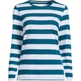 thumbnail image 3 of Lands' End Petite Supima Cotton Long Sleeve Crewneck T-Shirt, 3 of 3