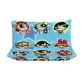 thumbnail image 3 of The Powerpuff Girls 3 Pieces Bedding Set 3D Printed Lightweight Bed Quilt Set Comforter Cover Set for Girls Kids Teens, 1 Quilt Cover 2 Pillowcases 79"x90", 3 of 8