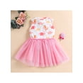 thumbnail image 4 of Genuiskids Toddler Baby Girl Tutu Dresses Dinosaur Dress Summer Clothes Kids Tulle Sundress Princess, 4 of 9