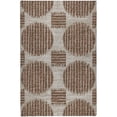 thumbnail image 2 of Addison Rugs Dream Shag Premium Machine Washable Transitional Geo, Circles Brown Rectangle Rug, 9' x 12', 2 of 8