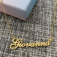 thumbnail image 2 of Brynn Custom Name Necklace Customized Personalized Plated Name Necklace for Mother Daughter Friendship Women Valentine's Day Christmas Birthday New Year Gold, 2 of 7