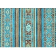 thumbnail image 1 of Ahgly Company Indoor Rectangle Abstract Light Blue Modern Area Rugs, 2' x 3', 1 of 4