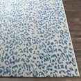 thumbnail image 5 of Hauteloom Skipsea Animal Print Living Room Bedroom Dining Room Outdoor Round Area Rug - Porch Patio Rug - Leopard Print - Blue, Gray - 7'10" Round, 5 of 19
