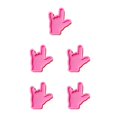 thumbnail image 3 of Matsuzay Resin Epoxy Molds Silicone Jewelry Hand Making Gesture Decorations Chocolate Moulds Sign Necklace Gifts Shiny Rock Art Type2 NO2, 3 of 6
