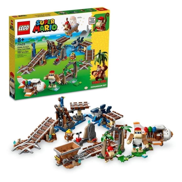 Set LEGO Super Mario Expansion Vagoneta minera de Diddy Kong 71425