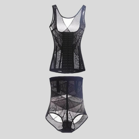

JNGSA Thong Shapewear for Women Tummy Control Slim Body Shaper V Neck Thongs Jumpsuit Tops Shapewear Bodysuit Clearance