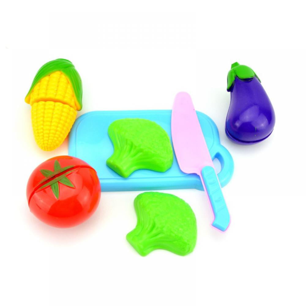 Details about   6Pcs/Set Kid Kitchen Pretend Play Toy Fruit Vegetable Food Cutting Toy Xmas Gift 