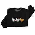 thumbnail image 1 of WEAIXIMIUNG Sweat à Demi-Zip pour Femmes Sans Capuche Décontracté Imprimé Col Rond, 1 of 3