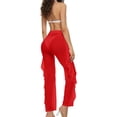 thumbnail image 4 of HAHDAXIA Perspective Femmes Pure Mesh Pantalons de Sport Maillot de Bain Couvre-Bas Pantalon, 4 of 5