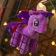 thumbnail image 1 of 9.06in Altura Relleno Animal De Dibujos Animados Juguete Suave Felpa PP Algodón Adorable Caballo En Forma De Regalo JuguetesPúrpura, 1 of 1
