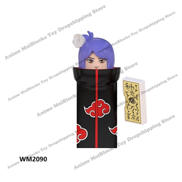 WM6105-bloques de construcción de Naruto para niños, juguetes de dibujos animados, personajes japoneses, Naruto, accesorios, regalos qym unisex