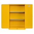 thumbnail image 2 of Sandusky 45-Gal. Steel 2-Door Freestanding Flammable Safety Cabinet, Yellow, 2 of 10
