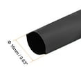 thumbnail image 2 of Uxcell Heat Shrink Tubing Ratio Shrinkable Tube Cable Sleeve 23ft Black mm 16, 2 of 6