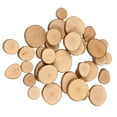thumbnail image 3 of MRLESS 100 Pieces Wooden Circle Slices for Wedding DIY Crafts and Party Decorations, 3 of 7