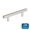 Satin Nickel, variant on Amerock Bar Pulls Square 3-3/4 inch (96mm) Center-to-Center Polished Chrome Cabinet Pull - 10 Pack