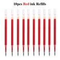 thumbnail image 1 of Stylo Original Mi Gel Stylo Écriture Prise Légère Lisse Mijia Appuyez sur le Noyau 0,5mm Remplacement Bleu Noir Rouge Recharges 10 Pcs Recharges Rouges, 1 of 6