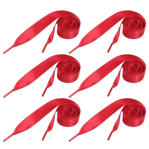 PTOOTP Versatile Satin Laces for Shoes Stylish and 6Pairs