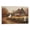 Frame-style, variant on Vintage Ghost Canvas Print – Halloween Wall Art – Autumn Cottage Landscape Poster Wall Art Poster Gifts Bedroom Prints Home Decor Hanging Picture Canvas Painting Posters 08x12inch(20x30cm)