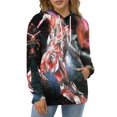 thumbnail image 4 of Mobile Suit Gundam Hoodie 3D Print Pullover Hooded Long Sleeve Sweatshirts Tops Blouse with Pocket for Mens Womens, 4 of 8