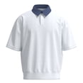 thumbnail image 1 of Playera Polo George Para Hombre con Cuello de Sarga Blanca Talla G, 1 of 4