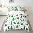 thumbnail image 2 of Castle Fairy Christmas Tree 7-Piece Twin Bedding Sets for Children,Polka Dots Bedding Comforter Set,Happy New Year Breathable Sheet Sets,Breathable Home Decor, 2 of 8