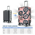 thumbnail image 2 of Luggage Cover Anti Scratch, Abstract Colorful Circles Elastic Suitcase Protector Fits 18-32 Inch Luggage, 2 of 2