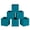 Teal, variant on Fabric Foldable Storage Cubes Pink 6-Piece Multi-Purpose Home Organizer