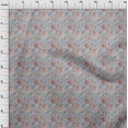 thumbnail image 4 of oneOone Cotton Cambric Grayish Blue Fabric Batik Quilting Supplies Print Sewing Fabric By The Yard 42 Inch Wide, 4 of 5
