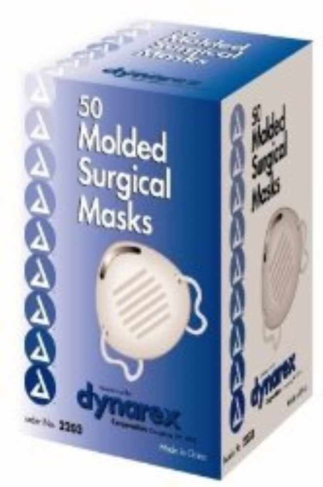Dynarex Surgical Face Mask Cone 50 ea (Pack of 2) by